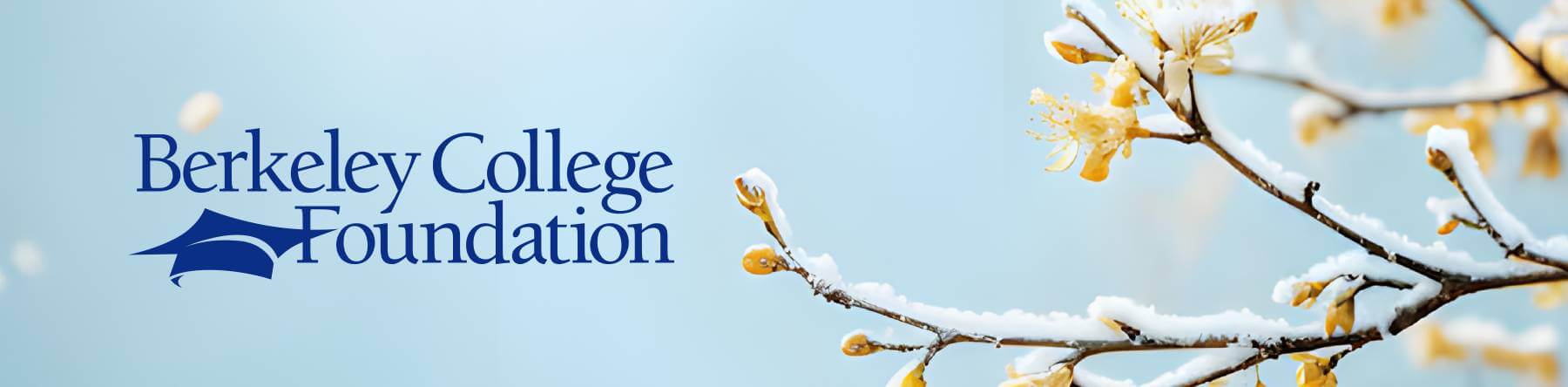 Berkeley College Foundation logo. Message of the executive director