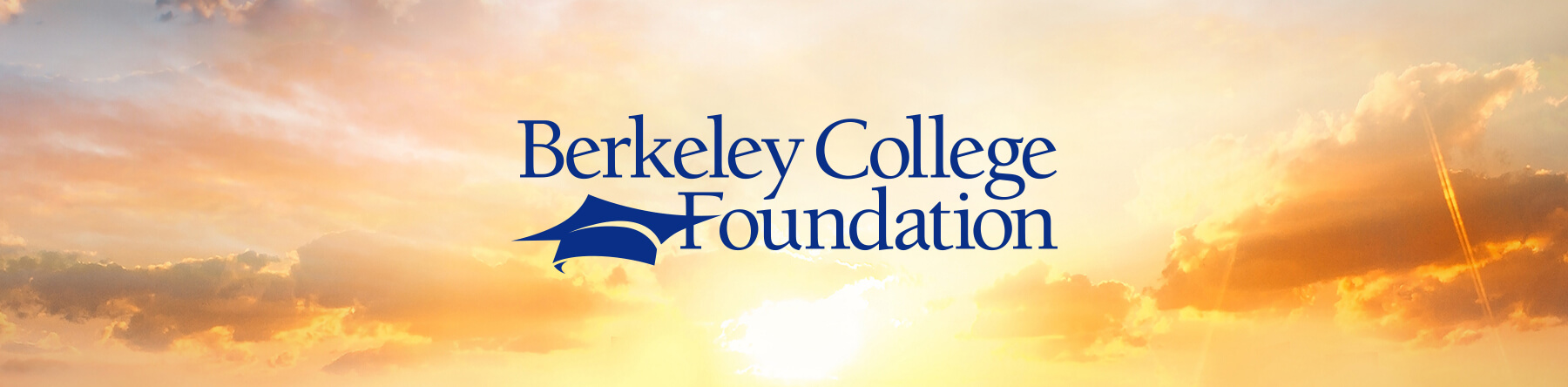 Berkeley College Foundation logo. Message of the executive director