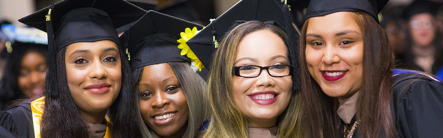 Berkeley College Students at commencement ceremony